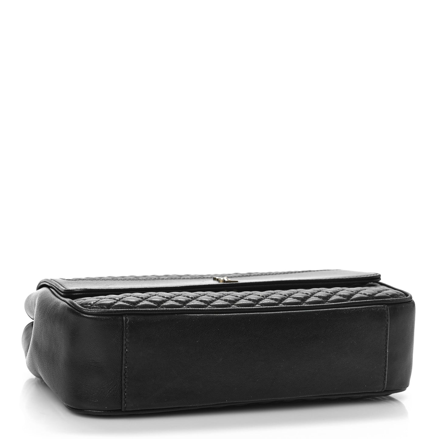 Lambskin Quilted Victoire Shoulder Bag Black
