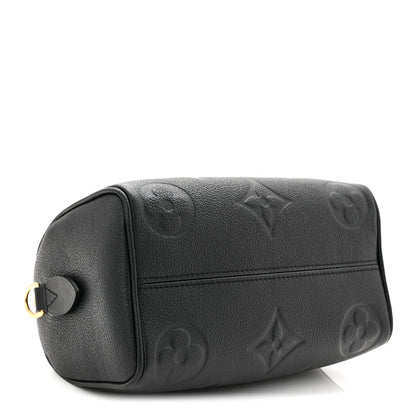Louis Vuitton Empreinte Monogram Giant Speedy Bandouliere 20 Black 7 of 17
