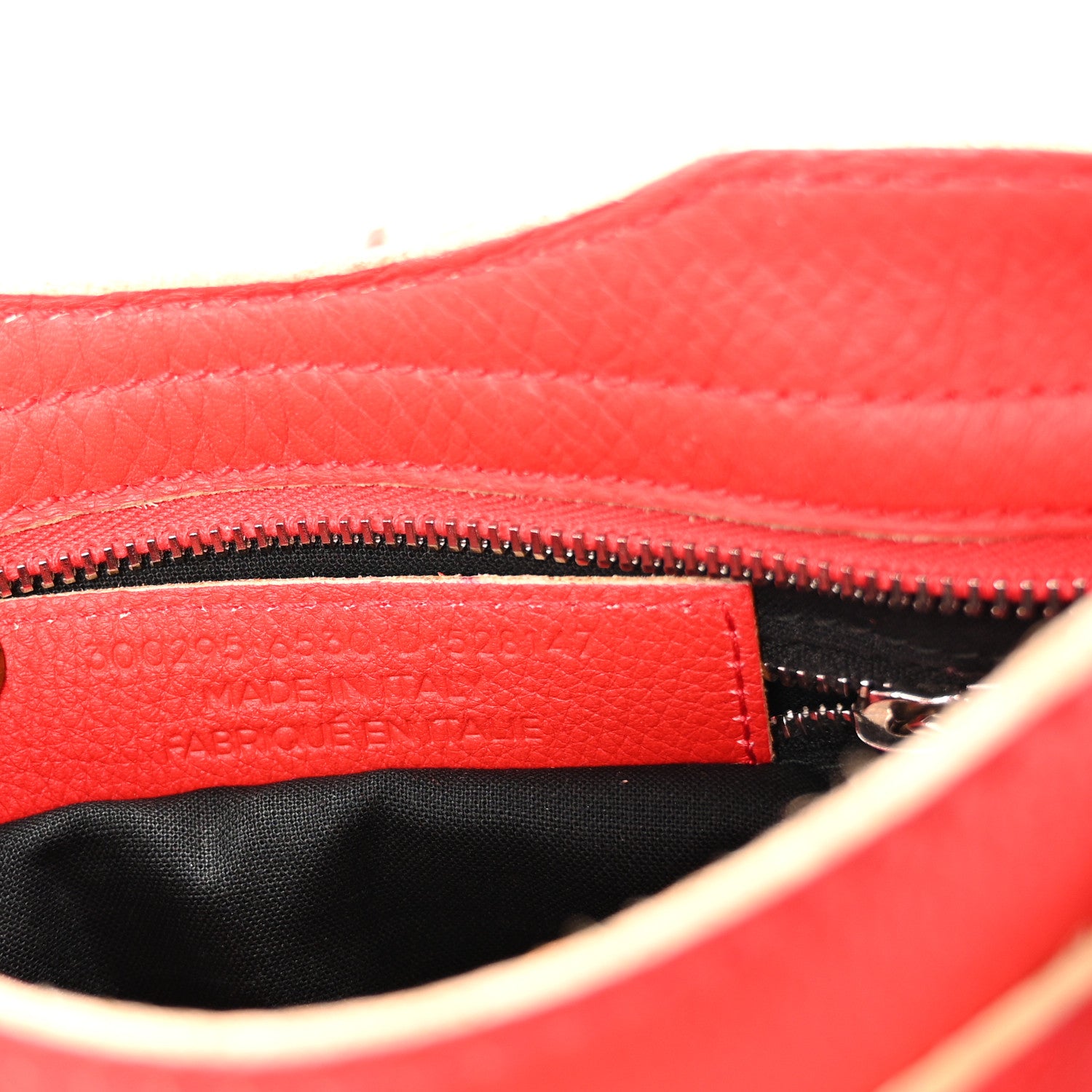 Balenciaga Supple Grained Calfskin Classic Silver Hardware Highlight Mini City Rouge Fraise 8 of 13