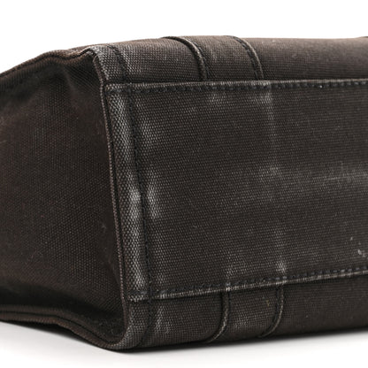 Marc Jacobs Cotton Canvas Mini The Traveler Tote Bag Black 8 of 18