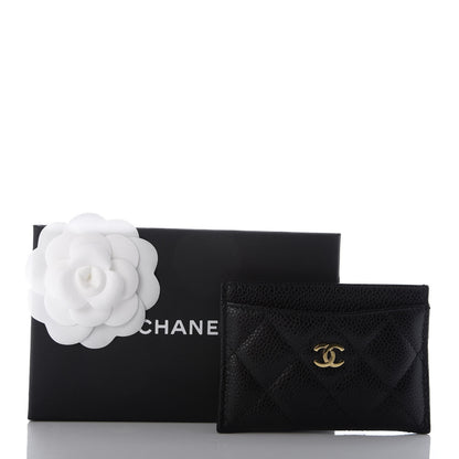 Chanel Caviar Quilted Card Holder Black 9 of 9