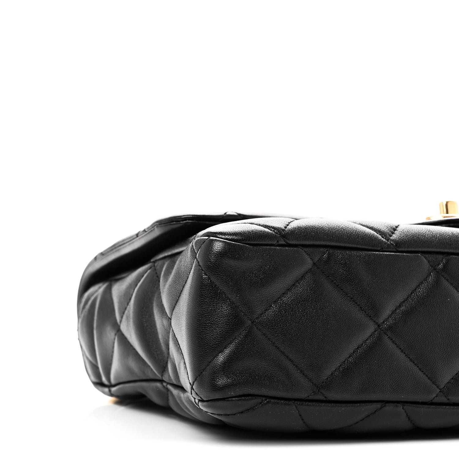 Chanel Lambskin Quilted Large CC Funky Town Flap Black 9 of 10