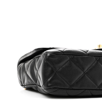 Chanel Lambskin Quilted Large CC Funky Town Flap Black 9 of 10