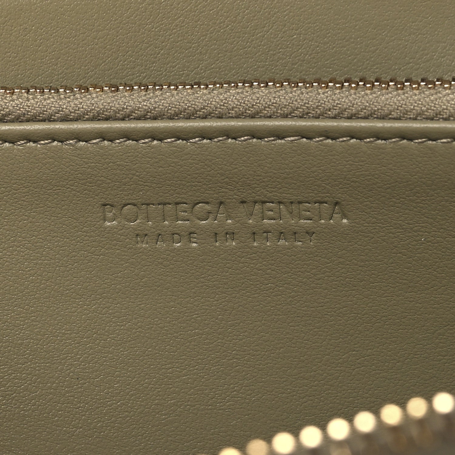 Bottega Veneta Nappa Intrecciato Zip Around Wallet Taupe 6 of 8