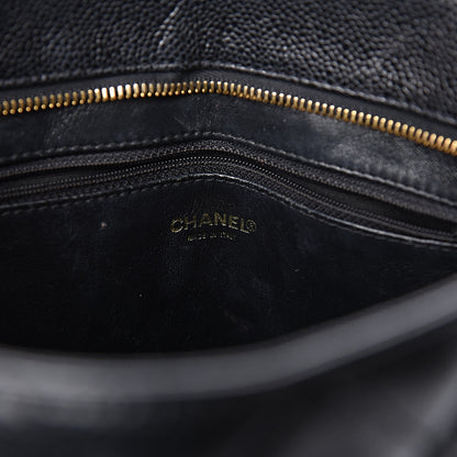 Chanel Caviar Quilted Medallion Tote Black 7 of 16