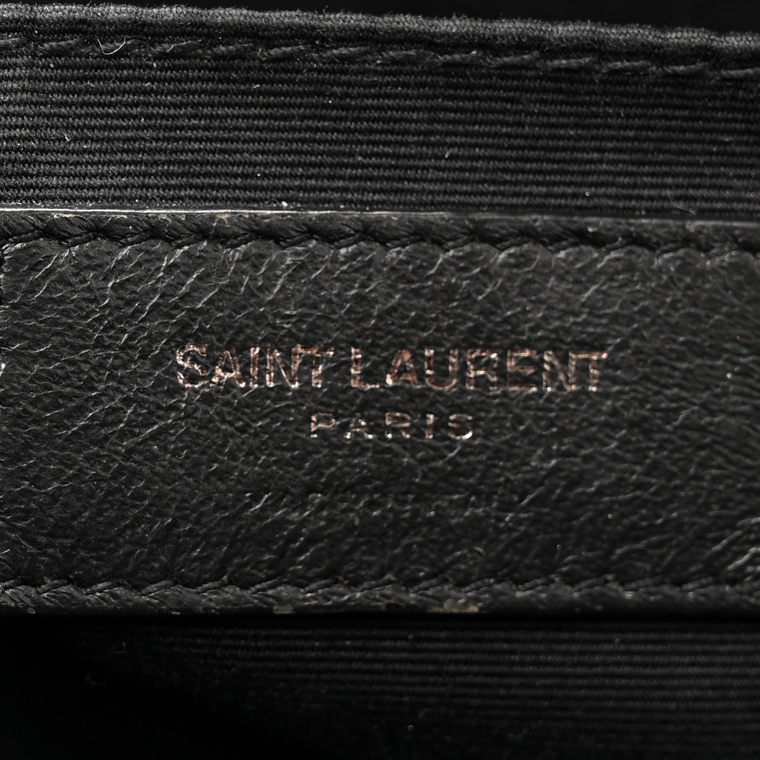 Saint Laurent Calfskin Matelasse Monogram Lou Camera Bag Black 6 of 17