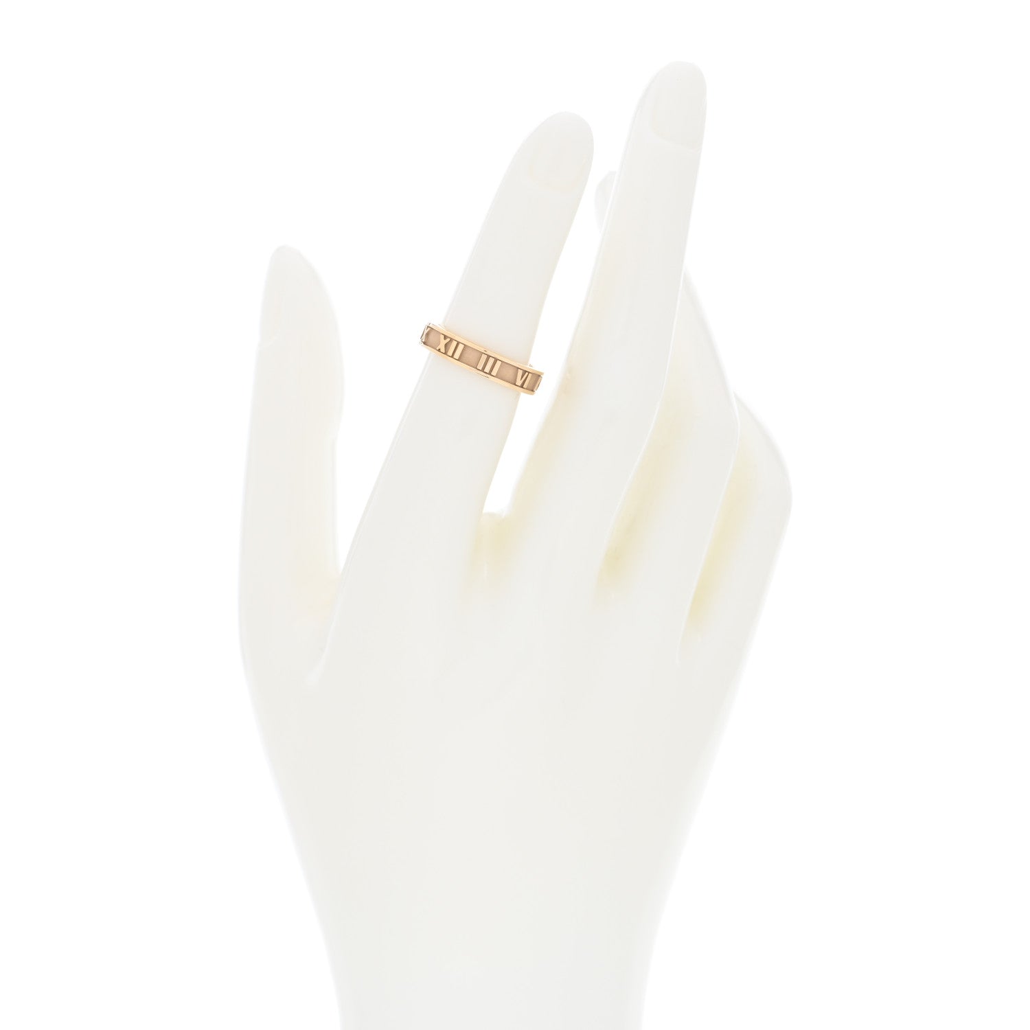 Tiffany 18K Yellow Gold Atlas Ring 49 5 2 of 5