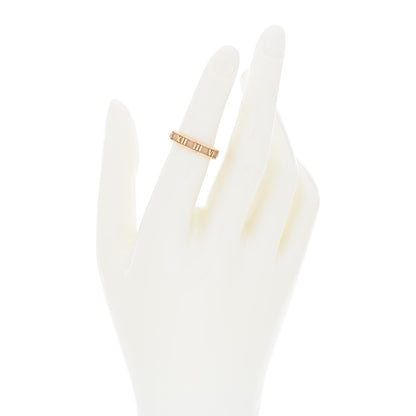 Tiffany 18K Yellow Gold Atlas Ring 49 5 2 of 5