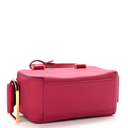 Delvaux Taurillon Soft Nano Cool Box Satchel Framboise 4 of 9