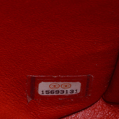 Chanel Lambskin Quilted Maxi Double Flap Red 9 of 10