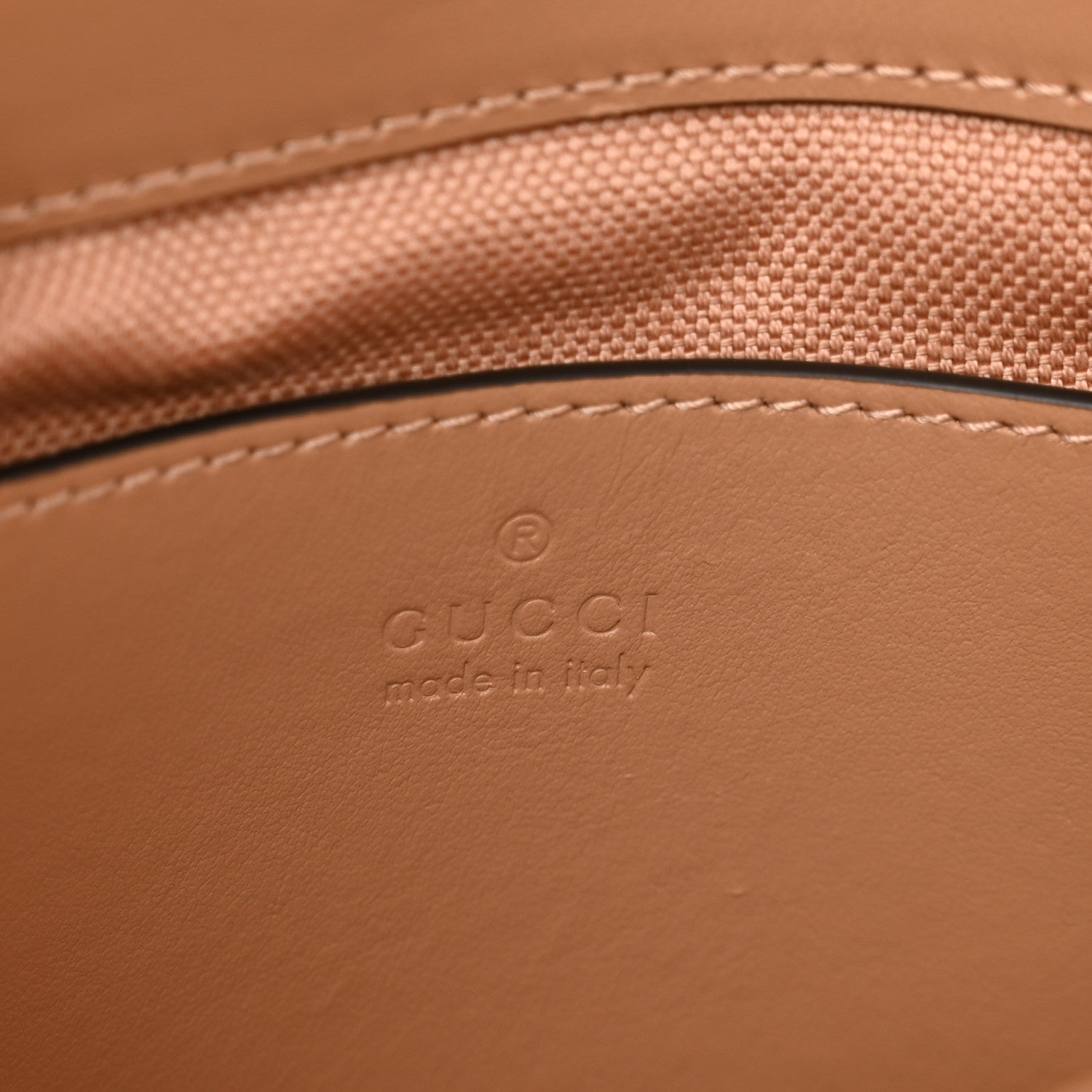 Gucci Calfskin Matelasse Monochrome Mini GG Marmont Crossbody Shoulder Bag Camelia Winter Rose 7 of 9