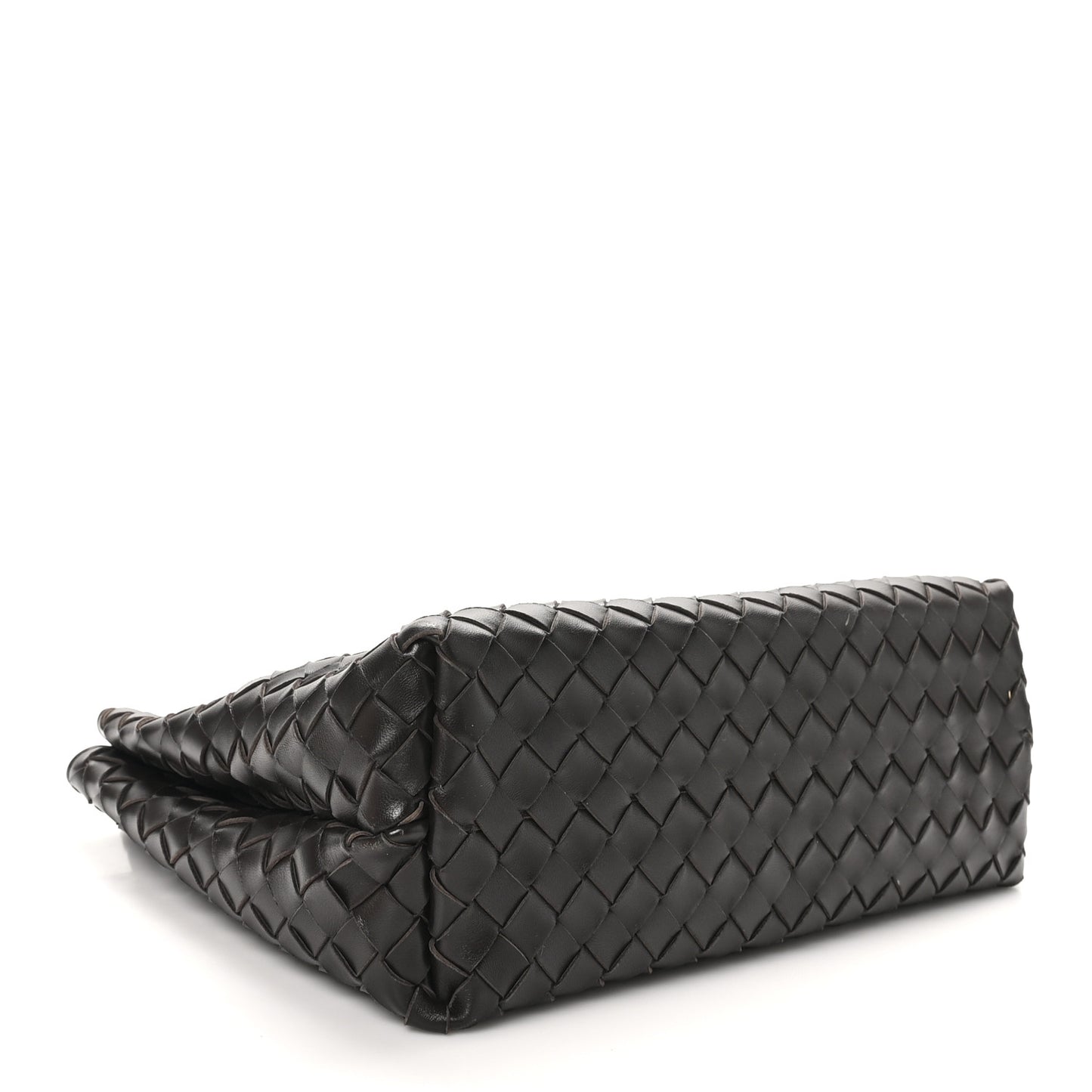Nappa Intrecciato Medium Andiamo Shoulder Bag Fondant