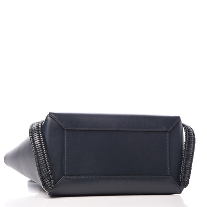 Celine Smooth Calfskin Micro Bi-Color Braided Belt Bag Dark Sea 4 of 10