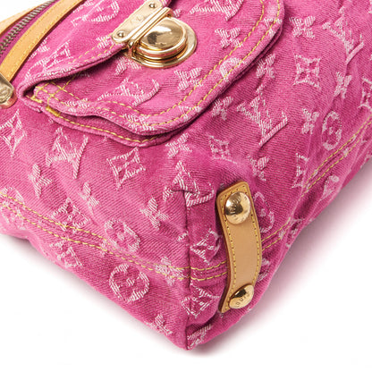 Louis Vuitton Denim Baggy PM Fuchsia 6 of 8