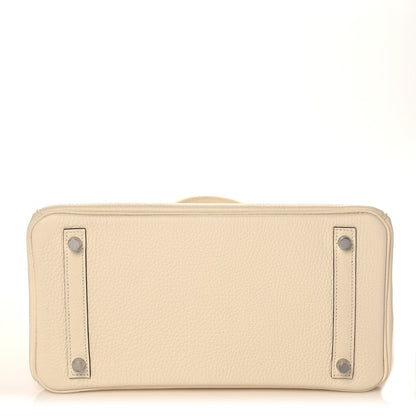 Hermes Taurillon Clemence Birkin 30 Nata 6 of 35