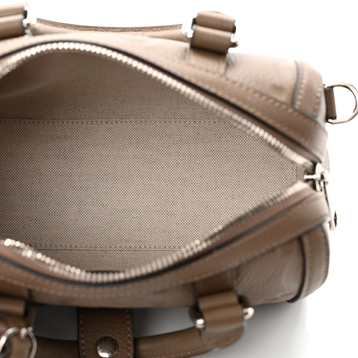 Piuma Calfskin Jumbo GG Embossed Mini Duffle Bag Good Taupe