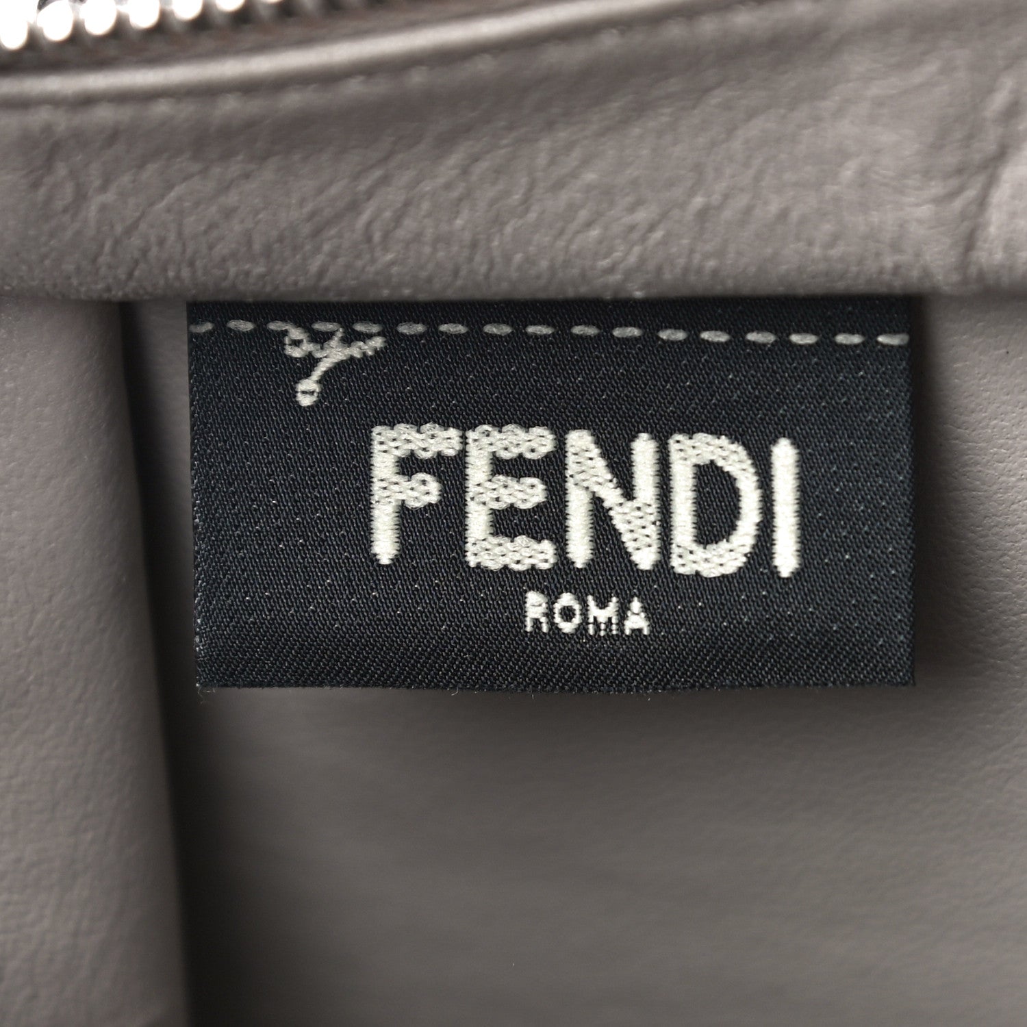 Fendi Vitello Dolce Mini 3Jours Tote Grigio Polvere 5 of 10