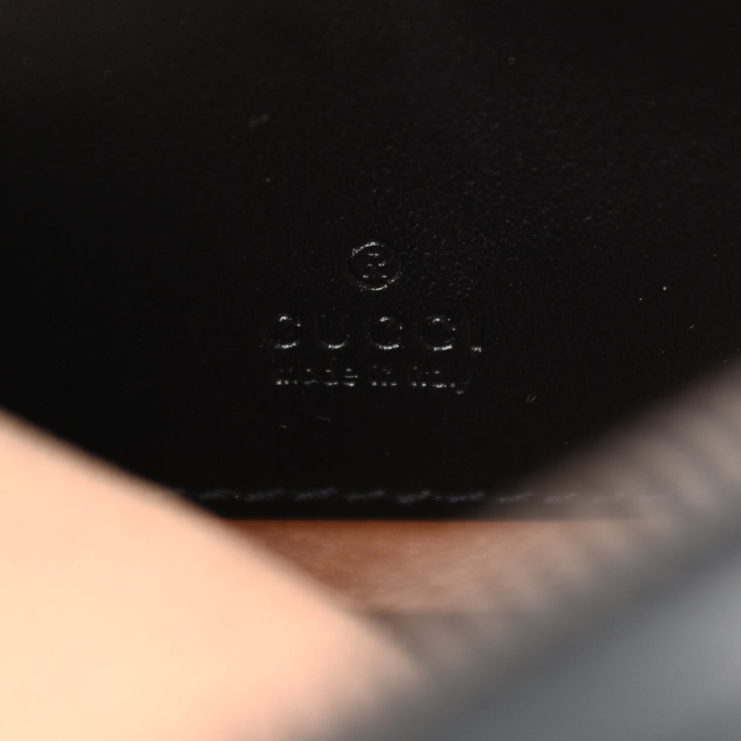 Calfskin Matelasse Mini GG Marmont Crossbody Bag Black