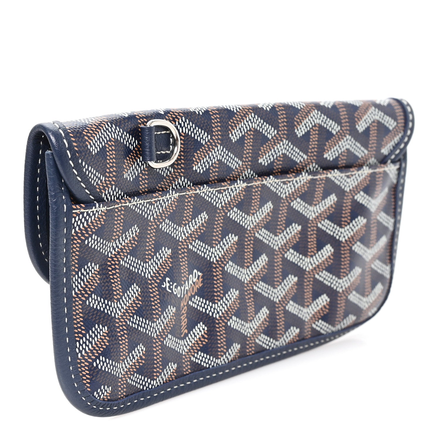 Goyard Goyardine Pouch Navy 3 of 6