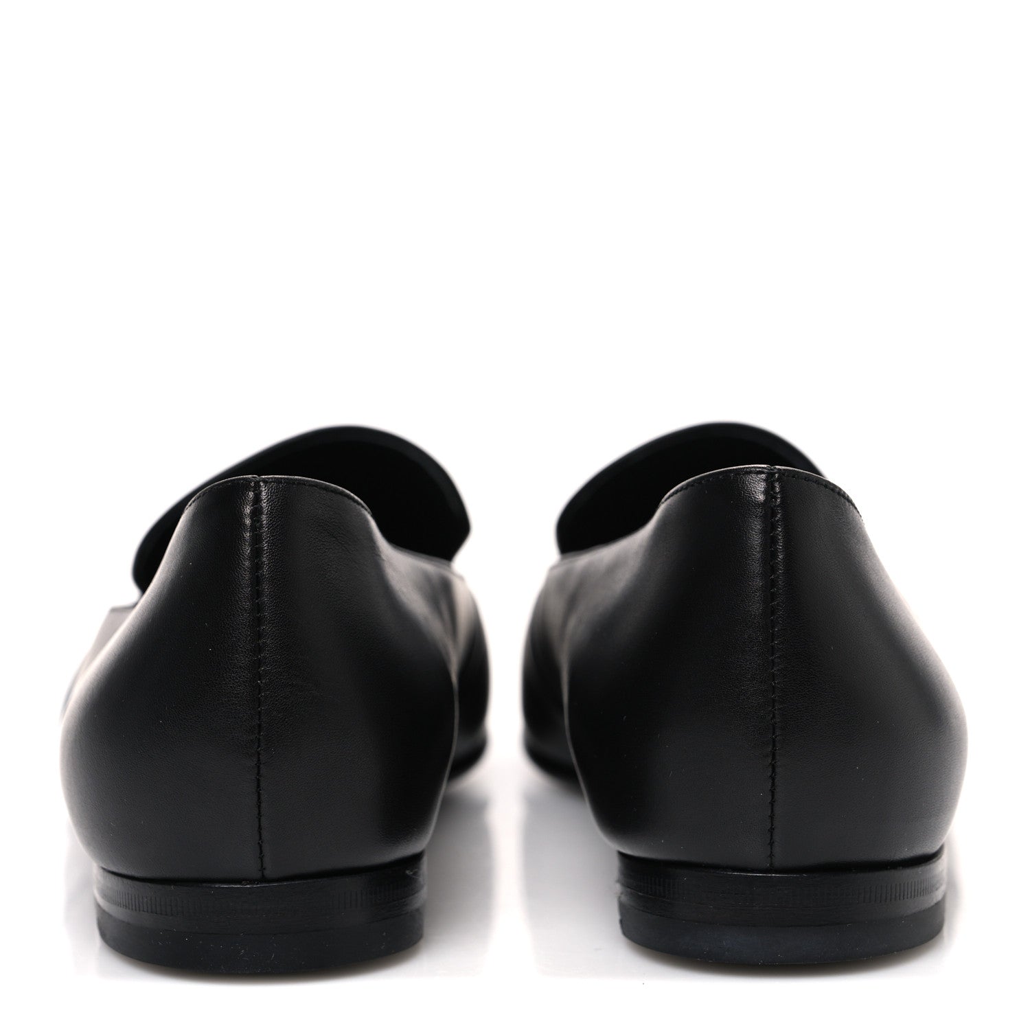 Gucci Calfskin Horsebit Loafers 36.5 Black 6 of 11