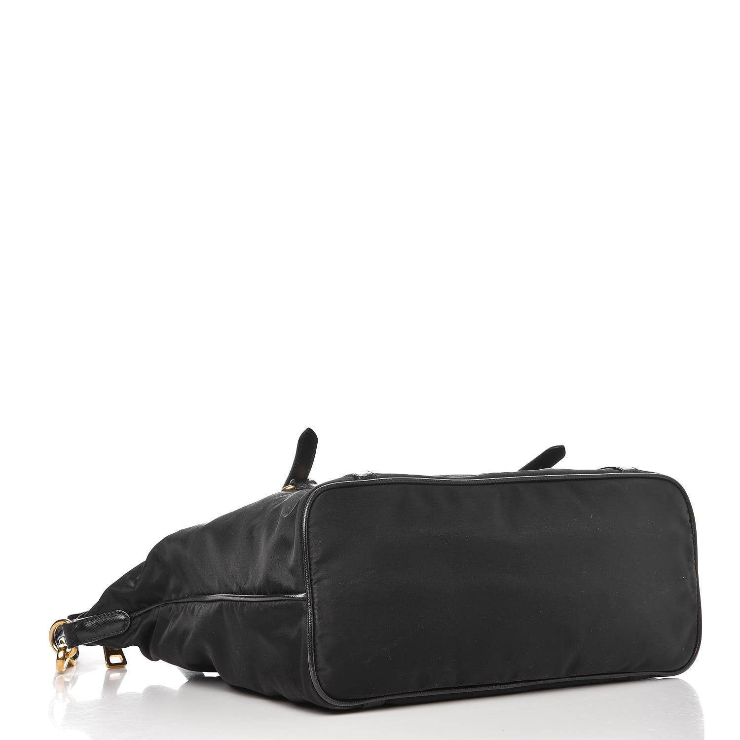 Prada Tessuto Nylon Jacquard Logo Tote Black 4 of 9