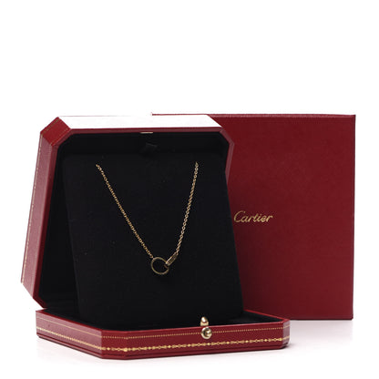 Cartier 18K Yellow Gold Interlocking LOVE Necklace 6 of 6