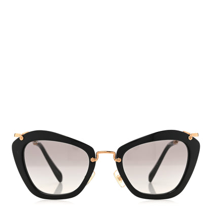 Miu Miu Acetate Metal Cat Eye Sunglasses SMU10N Black 2 of 6