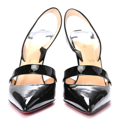 Christian Louboutin Patent Actina 100 Pumps 39 Black 2 of 7