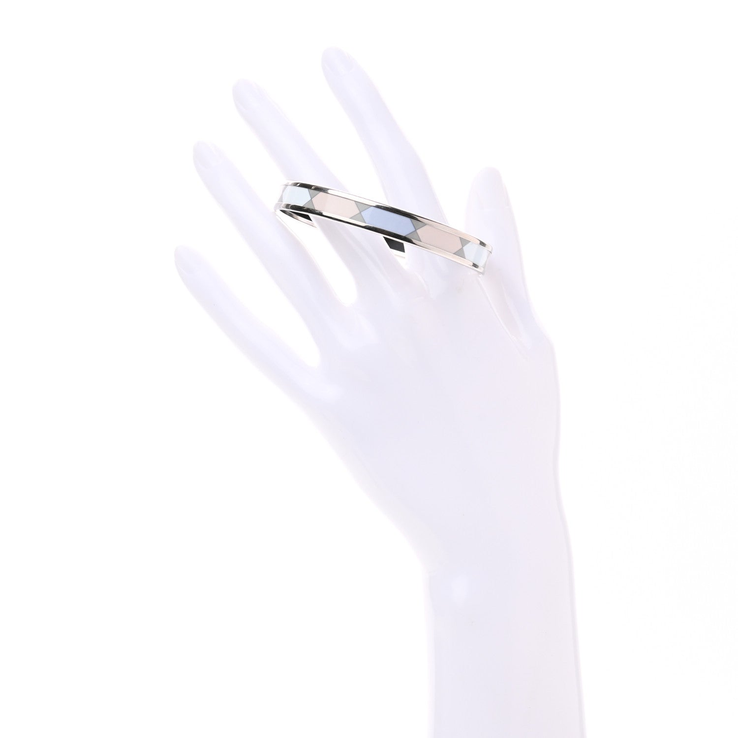Hermes Enamel Printed Narrow Manufacture De Boucleries Bracelet 65 2 of 5