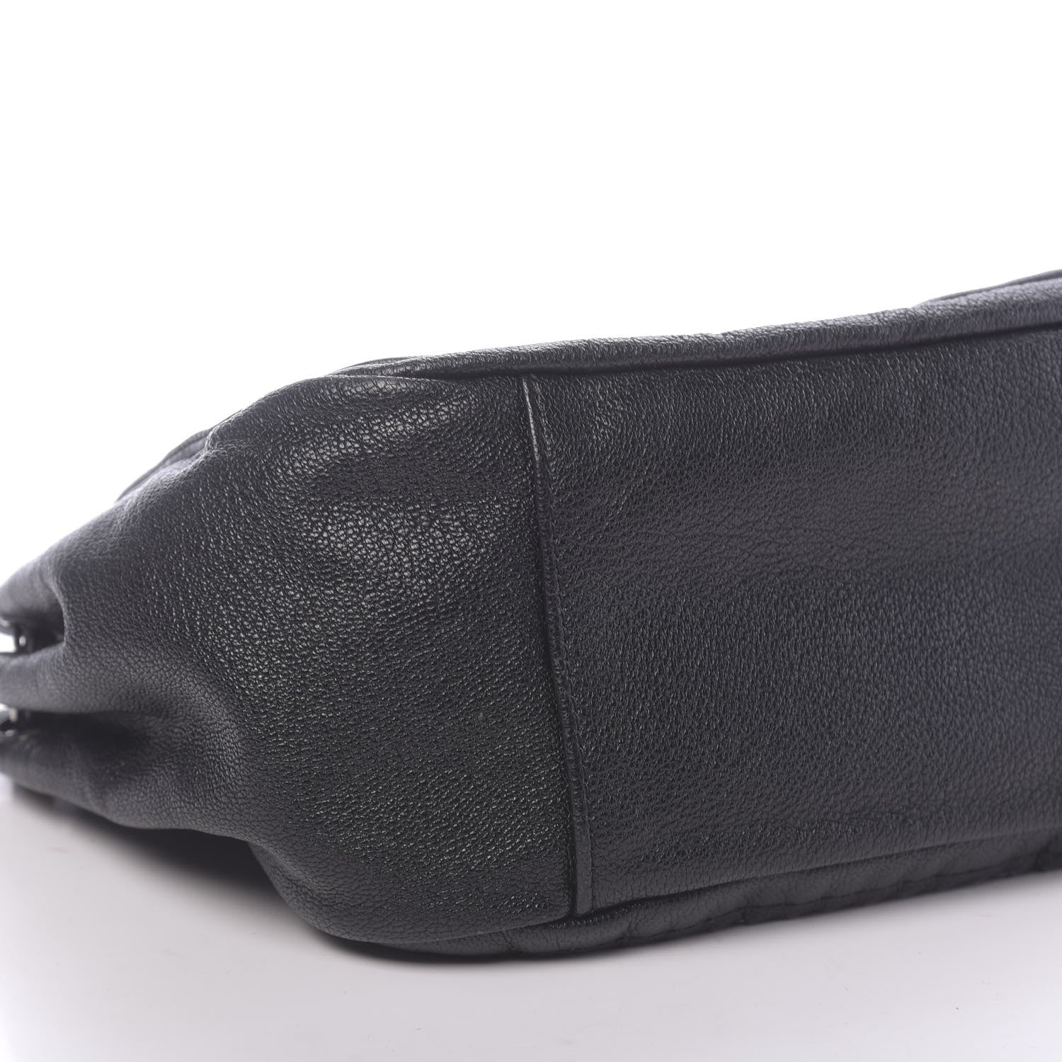Chanel Metallic Goatskin Luxe Ligne Flap Black 11 of 15