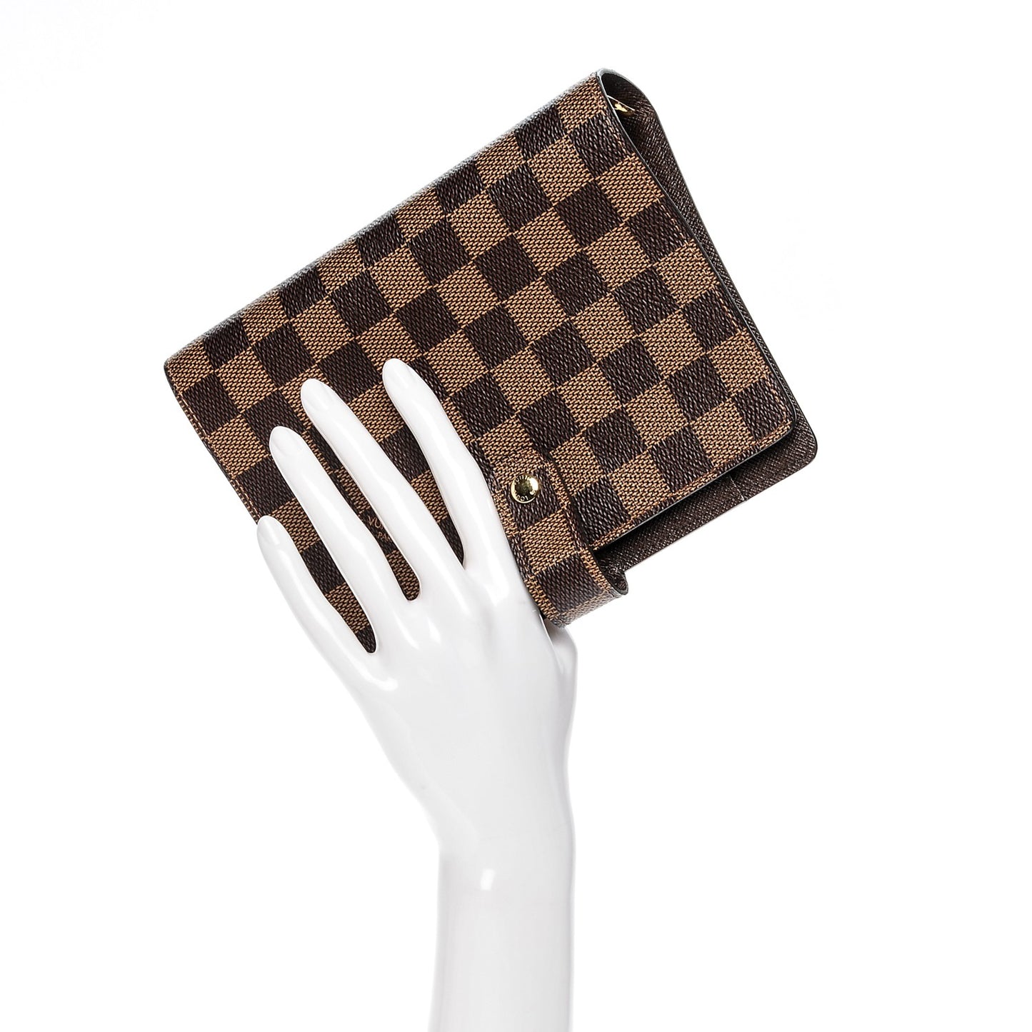 Damier Ebene Medium Ring Agenda Cover