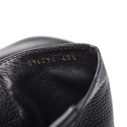 Gucci Calfskin Interlocking G Boots 40.5 Black 9 of 10
