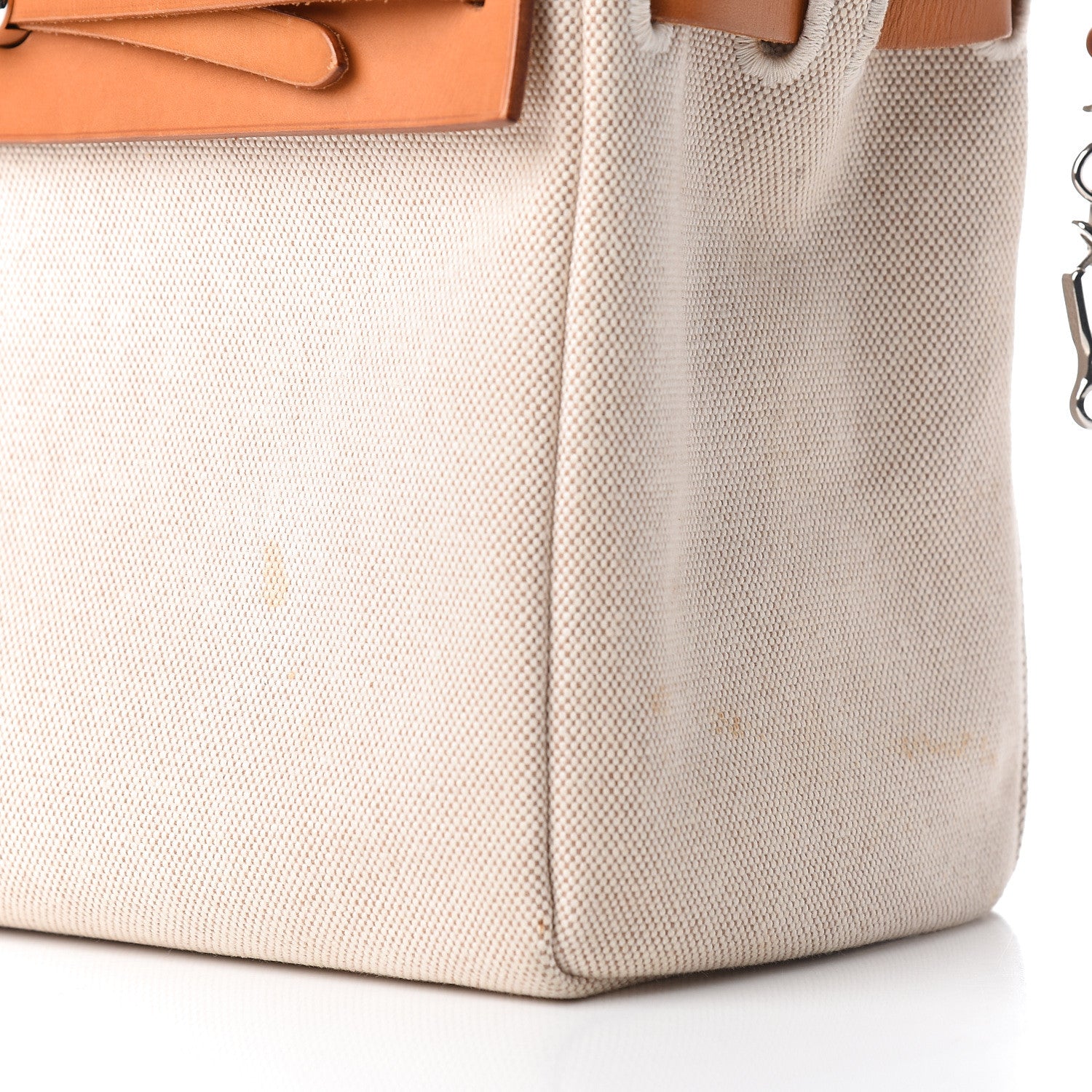Hermes Toile Herbag Cabas Sand 9 of 9