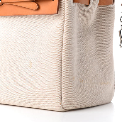 Hermes Toile Herbag Cabas Sand 9 of 9