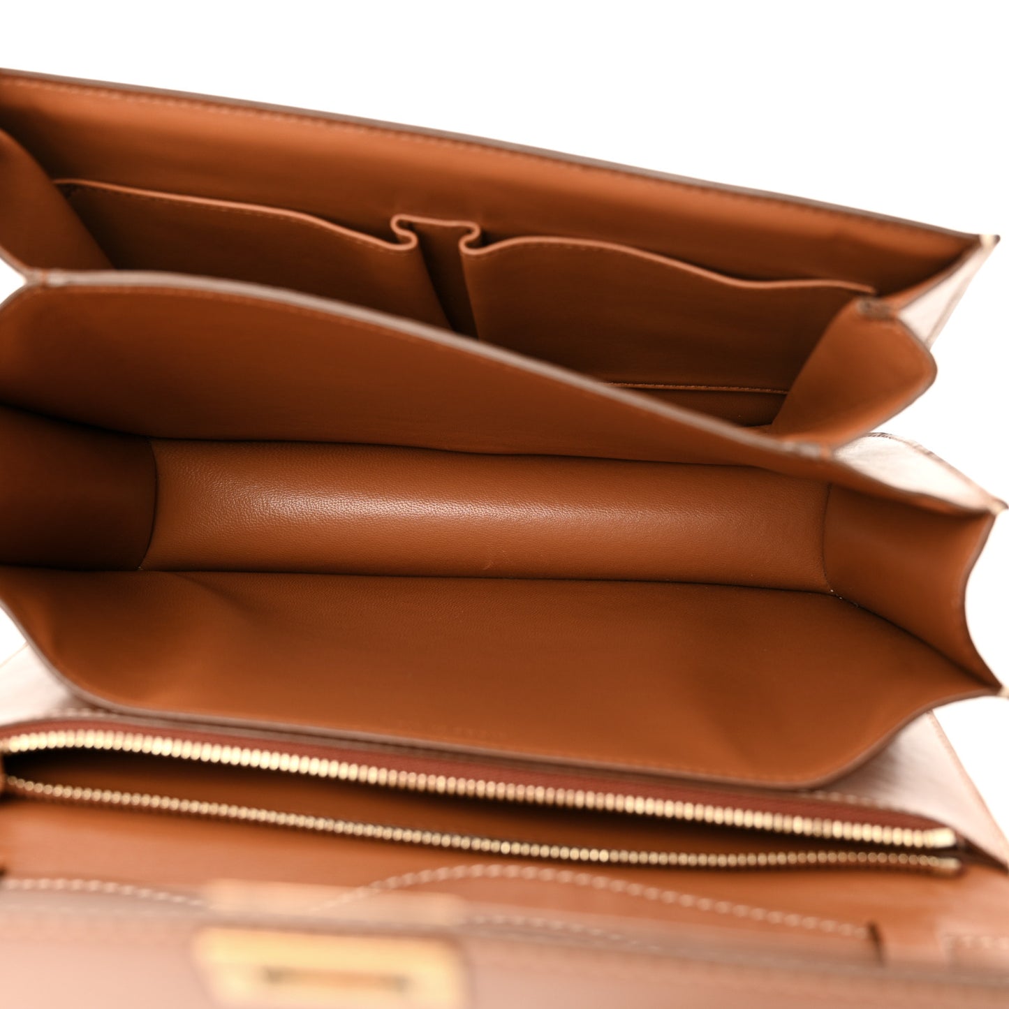 Smooth Calfskin Medium Classic Box Flap Bag Camel