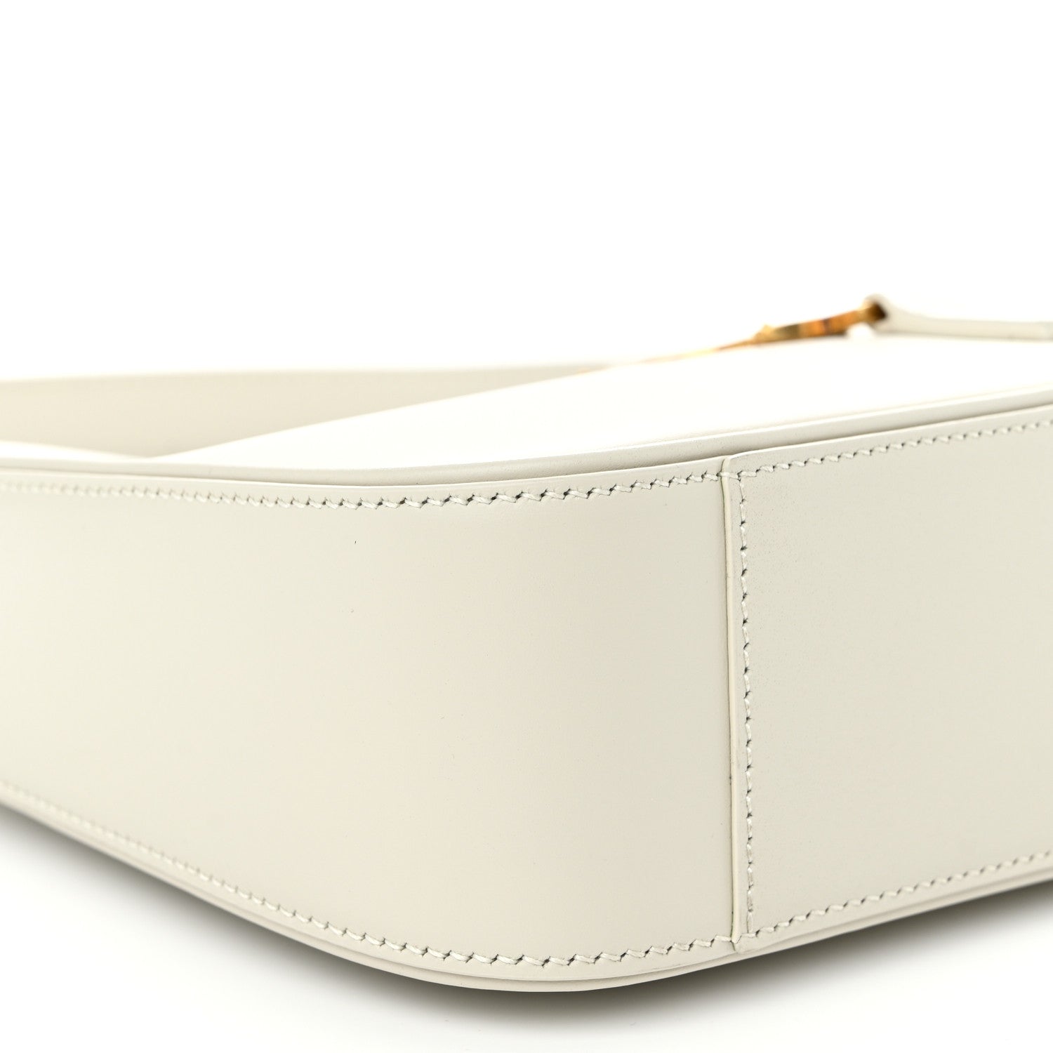 Saint Laurent Smooth Calfskin Le 5 A 7 Hobo Crema Soft 10 of 10