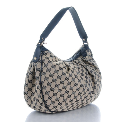 Gucci Monogram Medium Sukey Hobo Navy 3 of 7