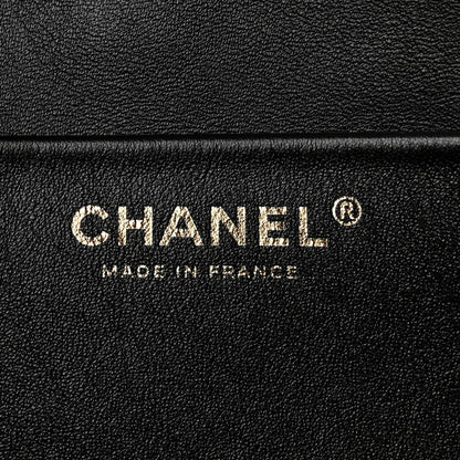Chanel Mixed Fibers Magma Maxi Flap Yellow Black Red 6 of 11