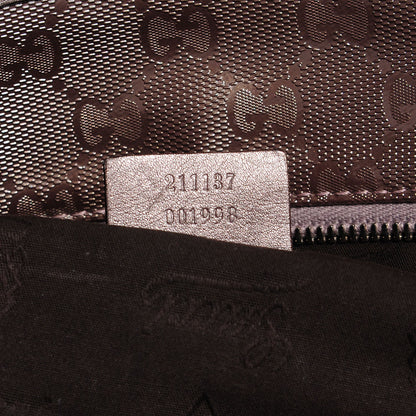 Gucci Imprime Monogram Medium Zippered Shopping Tote Mauve 7 of 9