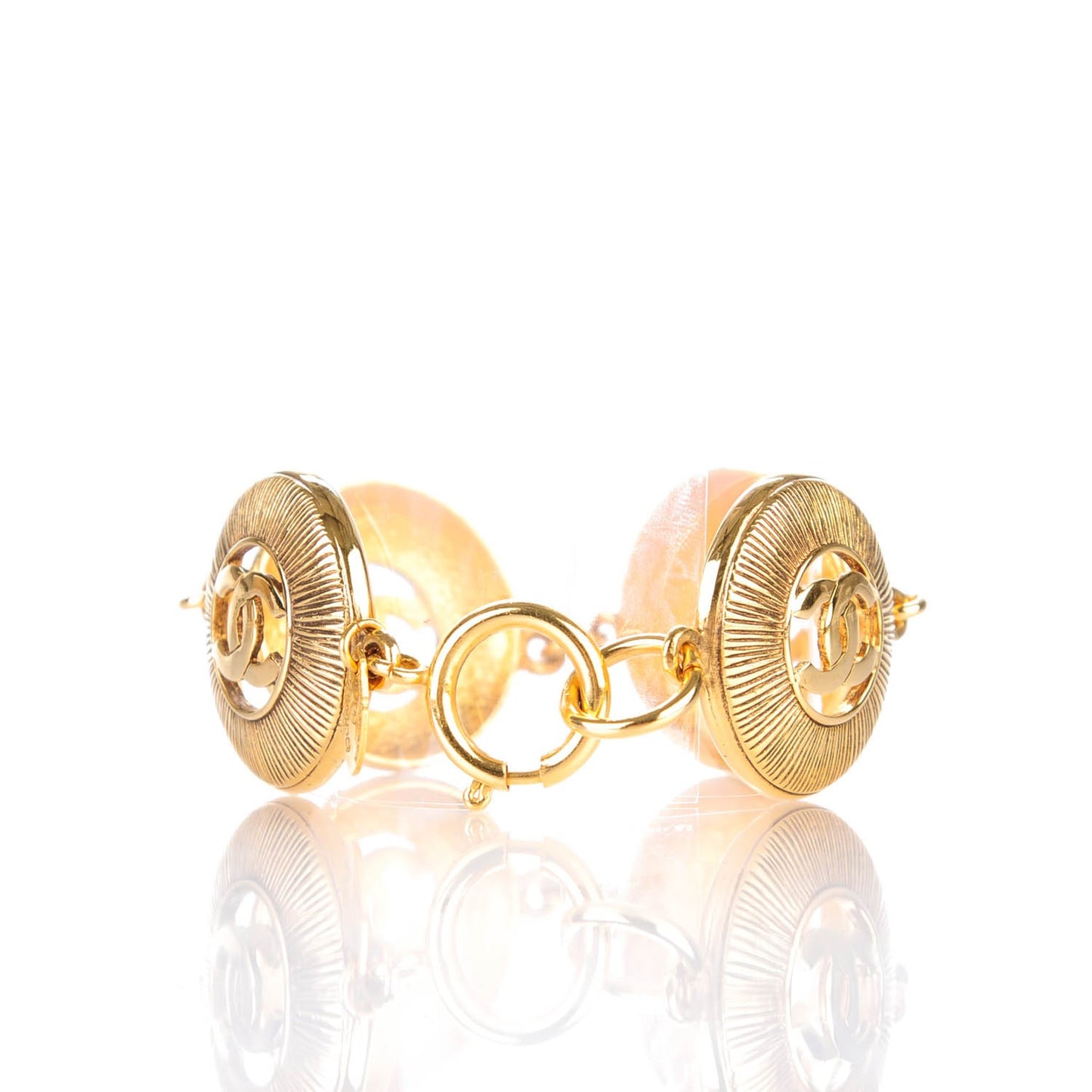 CC Medallion Bracelet Gold