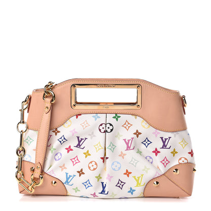 Louis Vuitton Monogram Multicolor Judy MM White 1 of 10