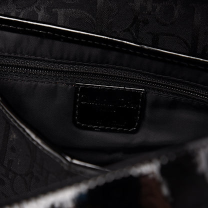 Christian Dior Monogram Saddle Bag Black 6 of 11