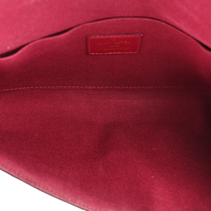 Louis Vuitton Monogram Pochette Felicie Chain Wallet Fuchsia 6 of 15