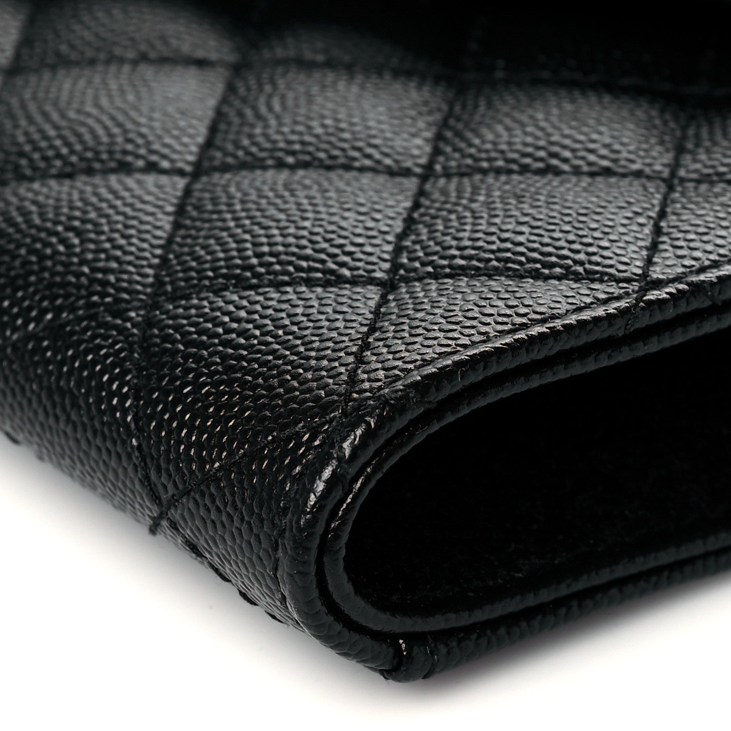 Saint Laurent Grain De Poudre Textured Mixed Matelasse Triquilt Monogram Clutch Black 10 of 11