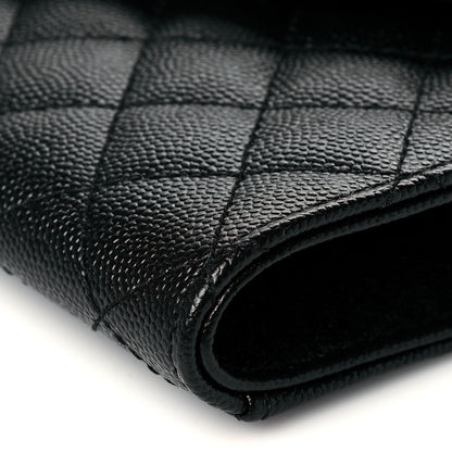 Saint Laurent Grain De Poudre Textured Mixed Matelasse Triquilt Monogram Clutch Black 10 of 11