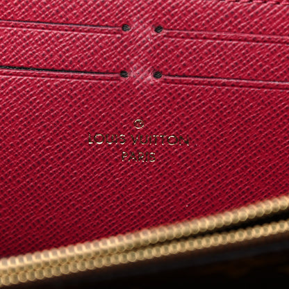 Louis Vuitton Monogram Clemence Wallet Fuchsia 6 of 14