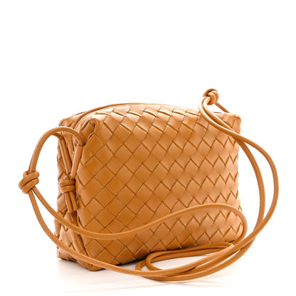 Bottega Veneta Nappa Intrecciato Small Loop Camera Bag Camel 3 of 9