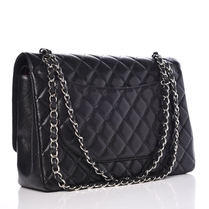 Chanel Caviar Quilted Maxi Double Flap Black 4 of 12
