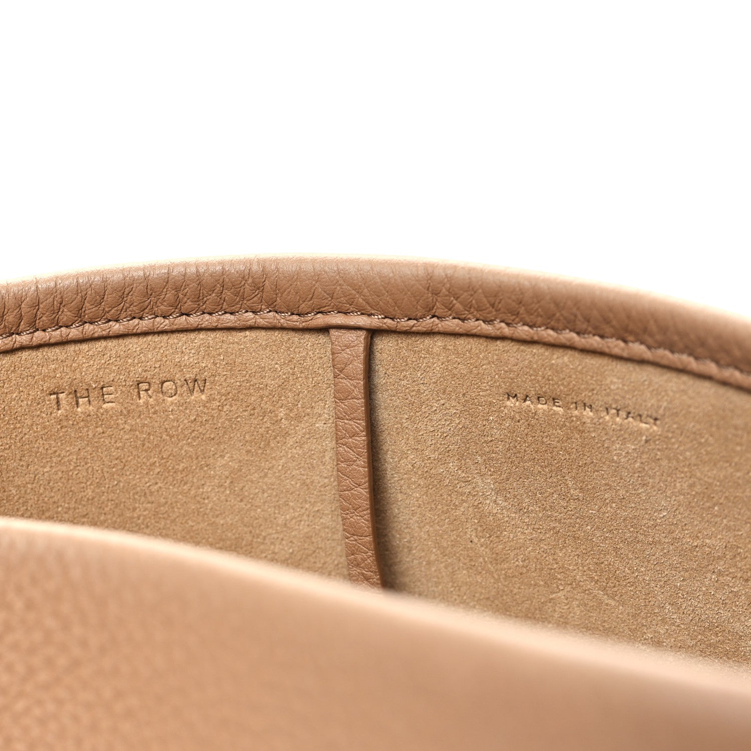 The Row Grained Calfskin Medium N/S Park Tote Sandpit 6 of 9
