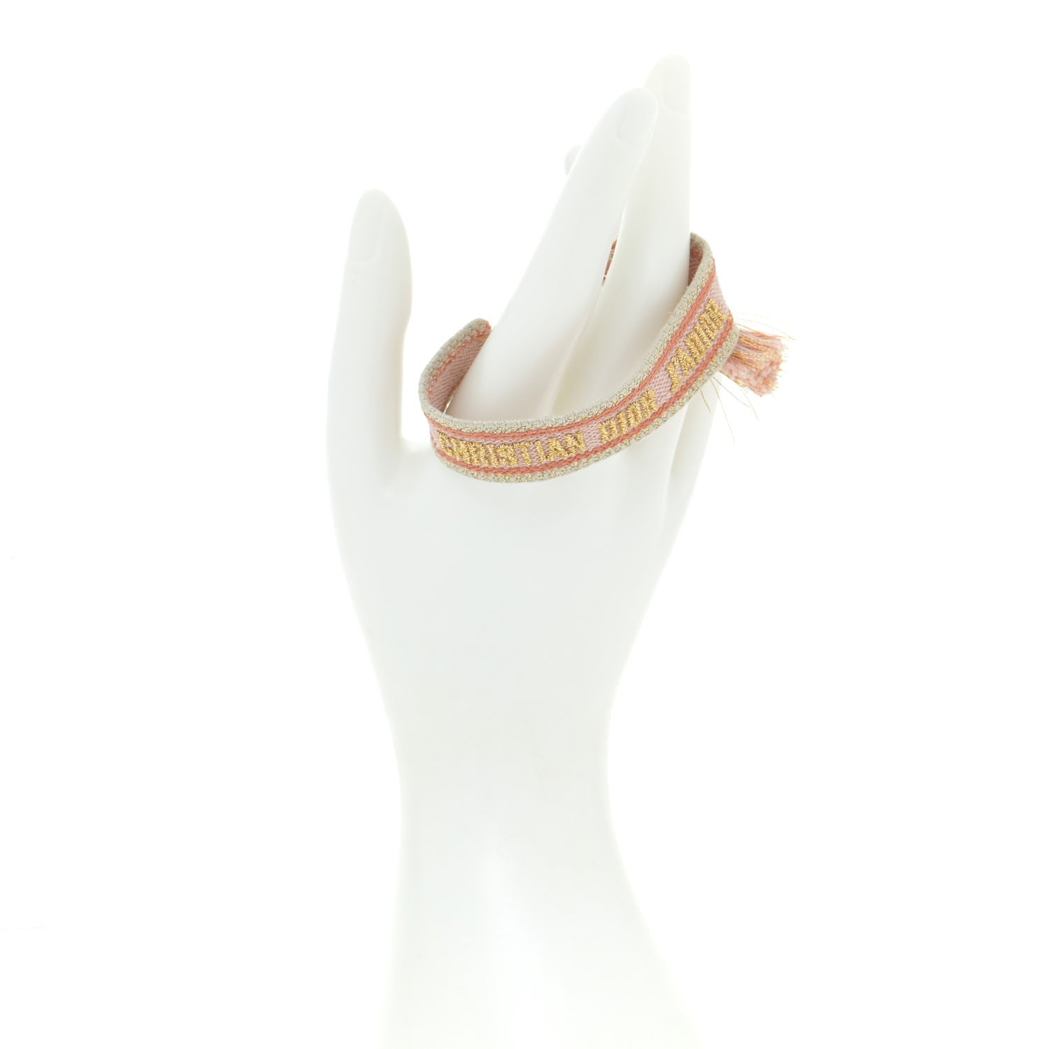 Christian Dior Woven Cotton J'Adior Friendship Bracelet Nude Multicolor 2 of 3
